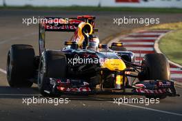 27.03.2011 Melbourne, Australia,  Sebastian Vettel (GER), Red Bull Racing  - Formula 1 World Championship, Rd 01, Australian Grand Prix, Sunday Podium