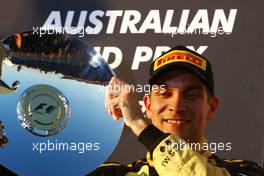 27.03.2011 Melbourne, Australia,  Vitaly Petrov (RUS), Lotus Renalut F1 Team  - Formula 1 World Championship, Rd 01, Australian Grand Prix, Sunday Podium
