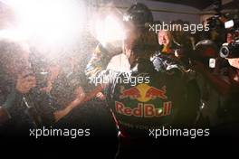 27.03.2011 Melbourne, Australia, Sebastian Vettel (GER), Red Bull Racing - Formula 1 World Championship, Rd 01, Australian Grand Prix, Sunday Podium