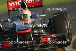 27.03.2011 Melbourne, Australia, Lewis Hamilton (GBR), McLaren Mercedes - Formula 1 World Championship, Rd 01, Australian Grand Prix, Sunday Race