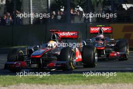 27.03.2011 Melbourne, Australia,  Lewis Hamilton (GBR), McLaren Mercedes  - Formula 1 World Championship, Rd 01, Australian Grand Prix, Sunday Race