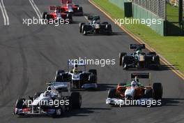 27.03.2011 Melbourne, Australia,  Sergio Perez (MEX), Sauber F1 Team  - Formula 1 World Championship, Rd 01, Australian Grand Prix, Sunday Race