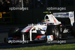 27.03.2011 Melbourne, Australia,  Sergio Perez (MEX), Sauber F1 Team  - Formula 1 World Championship, Rd 01, Australian Grand Prix, Sunday Race