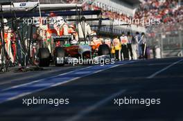 27.03.2011 Melbourne, Australia,  Adrian Sutil (GER), Force India F1 Team - Formula 1 World Championship, Rd 01, Australian Grand Prix, Sunday Race