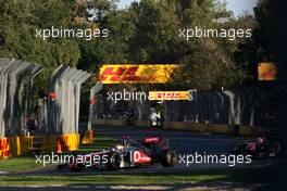 27.03.2011 Melbourne, Australia,  Lewis Hamilton (GBR), McLaren Mercedes  - Formula 1 World Championship, Rd 01, Australian Grand Prix, Sunday Race