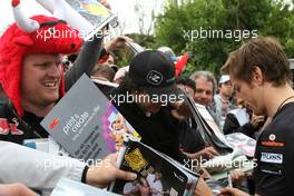 26.03.2011 Melbourne, Australia,  Jenson Button (GBR), McLaren Mercedes  - Formula 1 World Championship, Rd 01, Australian Grand Prix, Saturday