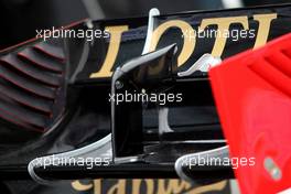 26.03.2011 Melbourne, Australia,  Lotus Renault GP, technical detail, rear wing - Formula 1 World Championship, Rd 01, Australian Grand Prix, Saturday