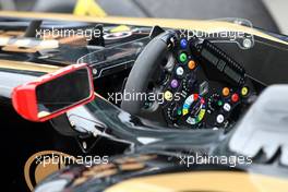 26.03.2011 Melbourne, Australia,  Lotus Renault GP, steering wheels - Formula 1 World Championship, Rd 01, Australian Grand Prix, Saturday
