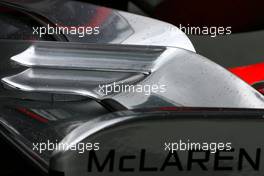 26.03.2011 Melbourne, Australia,  McLaren Mercedes, technical detail, front wing - Formula 1 World Championship, Rd 01, Australian Grand Prix, Saturday Practice