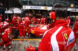 26.03.2011 Melbourne, Australia, Scuderia Ferrari, pit stop practice - Formula 1 World Championship, Rd 01, Australian Grand Prix, Saturday Practice