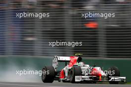 26.03.2011 Melbourne, Australia,  Vitantonio Liuzzi (ITA), Hispania Racing Team, HRT  - Formula 1 World Championship, Rd 01, Australian Grand Prix, Saturday Qualifying