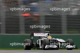 26.03.2011 Melbourne, Australia,  Pastor Maldonado (VEN), Williams F1 Team  - Formula 1 World Championship, Rd 01, Australian Grand Prix, Saturday Qualifying