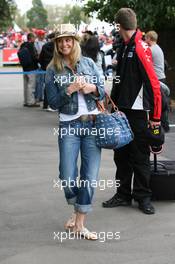26.03.2011 Melbourne, Australia,  Isabell Reis (GER) girlfriend of Timo Glock (GER)  - Formula 1 World Championship, Rd 01, Australian Grand Prix, Saturday