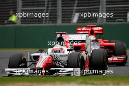26.03.2011 Melbourne, Australia,  Narain Karthikeyan (IND), Hispania Racing Team, HRT  - Formula 1 World Championship, Rd 01, Australian Grand Prix, Saturday Qualifying