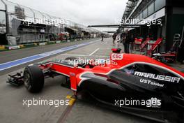26.03.2011 Melbourne, Australia,  Timo Glock (GER), Virgin Racing  - Formula 1 World Championship, Rd 01, Australian Grand Prix, Saturday Practice