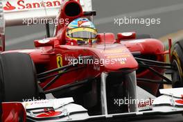 26.03.2011 Melbourne, Australia, Fernando Alonso (ESP), Scuderia Ferrari - Formula 1 World Championship, Rd 01, Australian Grand Prix, Saturday Practice
