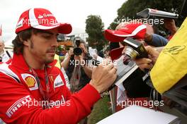 26.03.2011 Melbourne, Australia,  Fernando Alonso (ESP), Scuderia Ferrari  - Formula 1 World Championship, Rd 01, Australian Grand Prix, Saturday
