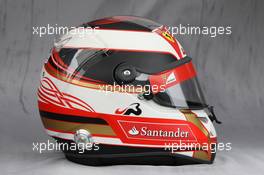 24.03.2011 Melbourne, Australia,  Helmet of Jules Bianchi (FRA), test driver, Scuderia Ferrari  - Formula 1 World Championship, Rd 01, Australian Grand Prix, Thursday