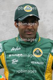 24.03.2011 Melbourne, Australia,  Karun Chandok (IND), test driver, Team Lotus   - Formula 1 World Championship, Rd 01, Australian Grand Prix, Thursday