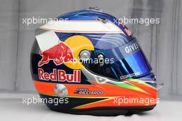 24.03.2011 Melbourne, Australia,  Helmet of Daniel Ricciardo (AUS) Test Driver, Scuderia Toro Rosso  - Formula 1 World Championship, Rd 01, Australian Grand Prix, Thursday