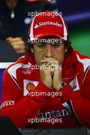 24.03.2011 Melbourne, Australia,  Fernando Alonso (ESP), Scuderia Ferrari - Formula 1 World Championship, Rd 01, Australian Grand Prix, Thursday Press Conference
