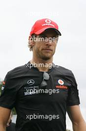 24.03.2011 Melbourne, Australia,  Jenson Button (GBR), McLaren Mercedes - Formula 1 World Championship, Rd 01, Australian Grand Prix, Thursday