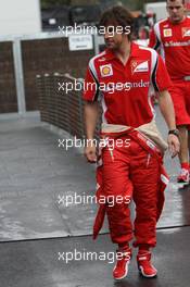 24.03.2011 Melbourne, Australia,  Fernando Alonso (ESP), Scuderia Ferrari - Formula 1 World Championship, Rd 01, Australian Grand Prix, Thursday