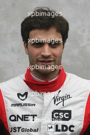 24.03.2011 Melbourne, Australia,  Jerome d'Ambrosio (BEL), Virgin Racing  - Formula 1 World Championship, Rd 01, Australian Grand Prix, Thursday