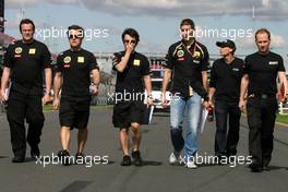 23.03.2011 Melbourne, Australia,  Vitaly Petrov (RUS), Lotus Renalut F1 Team  - Formula 1 World Championship, Rd 01, Australian Grand Prix, Wednesday
