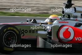 20.02.2011 Barcelona, Spain,  Lewis Hamilton (GBR), McLaren Mercedes  - Formula 1 Testing - Formula 1 World Championship