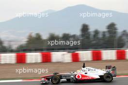 20.02.2011 Barcelona, Spain,  Lewis Hamilton (GBR), McLaren Mercedes  - Formula 1 Testing - Formula 1 World Championship