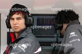 11.03.2011 Barcelona, Spain,  Sergio Perez (MEX), Sauber F1 Team  - Formula 1 Testing - Formula 1 World Championship