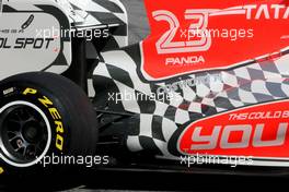 11.03.2011 Barcelona, Spain,  Hispania Racing F1 Team, HRT unveils the new F111, technical detail - Formula 1 Testing - Formula 1 World Championship