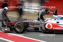 11.03.2011 Barcelona, Spain,  Jenson Button (GBR), McLaren Mercedes  - Formula 1 Testing - Formula 1 World Championship