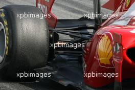 11.03.2011 Barcelona, Spain,  Scuderia Ferrari technical detail, rear suspension - Formula 1 Testing - Formula 1 World Championship