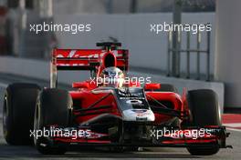 11.03.2011 Barcelona, Spain,  Jerome d'Ambrosio (BEL), Virgin Racing  - Formula 1 Testing - Formula 1 World Championship