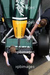 11.03.2011 Barcelona, Spain,  Team Lotus technical detail - Formula 1 Testing - Formula 1 World Championship