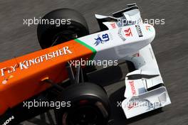 11.03.2011 Barcelona, Spain,  Force India F1 Team front wing detail - Formula 1 Testing - Formula 1 World Championship