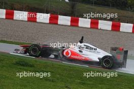 08.03.2011 Barcelona, Spain, Lewis Hamilton (GBR), McLaren Mercedes - Formula 1 Testing - Formula 1 World Championship
