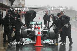 08.03.2011 Barcelona, Spain, Michael Schumacher (GER), Mercedes GP Petronas F1 Team - Formula 1 Testing - Formula 1 World Championship