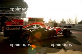 10.03.2011 Barcelona, Spain,  Jerome d'Ambrosio (BEL), Virgin Racing  - Formula 1 Testing - Formula 1 World Championship
