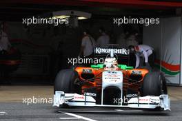 08.03.2011 Barcelona, Spain,  Nico Hulkenberg (GER), Test Driver, Force India  - Formula 1 Testing - Formula 1 World Championship