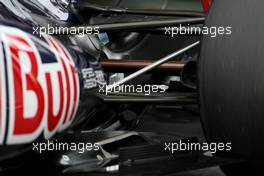 08.03.2011 Barcelona, Spain,  Scuderia Toro Rosso rear suspension detail - Formula 1 Testing - Formula 1 World Championship