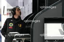 08.03.2011 Barcelona, Spain,  Bruno Senna (BRE), test driver, Lotus Renault F1 Team  - Formula 1 Testing - Formula 1 World Championship