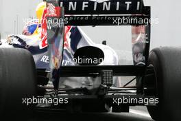 08.03.2011 Barcelona, Spain,  Red Bull Racing technical detail of the rear - Formula 1 Testing - Formula 1 World Championship