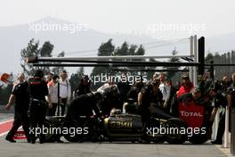 08.03.2011 Barcelona, Spain,  Nick Heidfeld (GER), Lotus Renault F1 Team