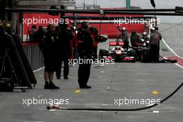08.03.2011 Barcelona, Spain,  Jenson Button (GBR), McLaren Mercedes  - Formula 1 Testing - Formula 1 World Championship