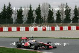 09.03.2011 Barcelona, Spain,  Lewis Hamilton (GBR), McLaren Mercedes  - Formula 1 Testing - Formula 1 World Championship