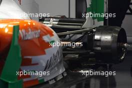 09.03.2011 Barcelona, Spain,  Force India F1 Team, technical detail, rear suspension - Formula 1 Testing - Formula 1 World Championship