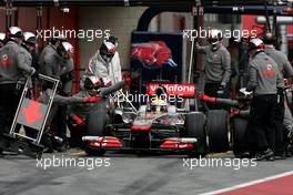 09.03.2011 Barcelona, Spain,  Lewis Hamilton (GBR), McLaren Mercedes  - Formula 1 Testing - Formula 1 World Championship